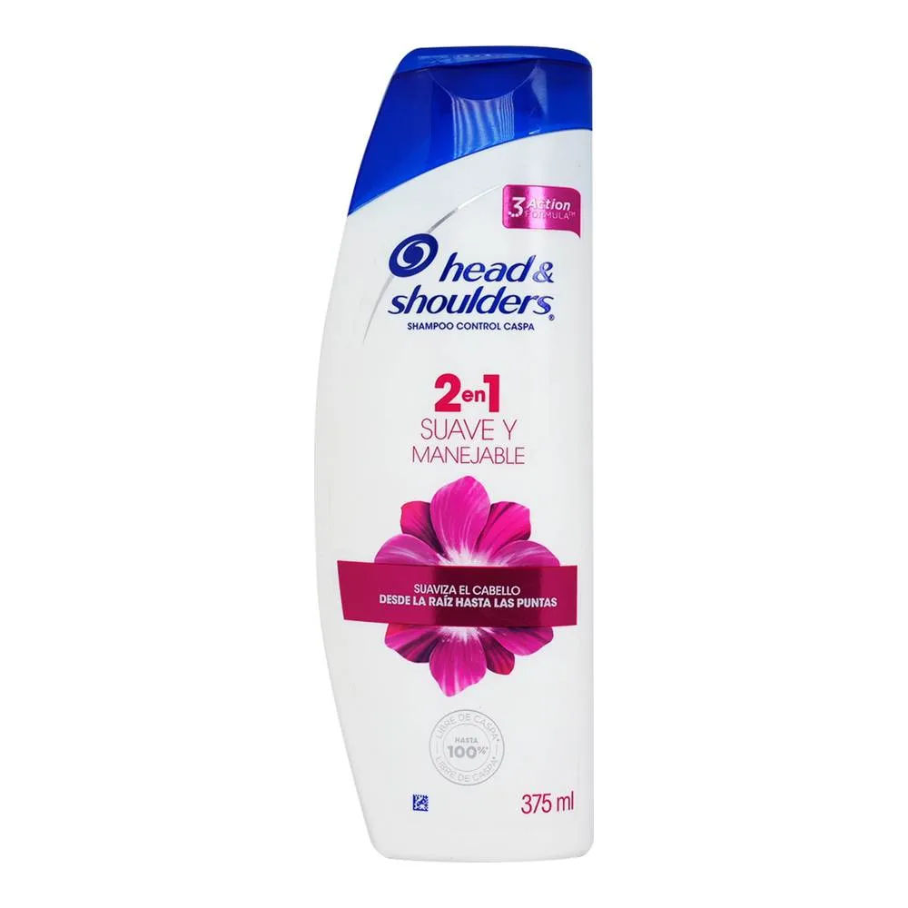 Suave y Manejable 2 en 1 Shampoo