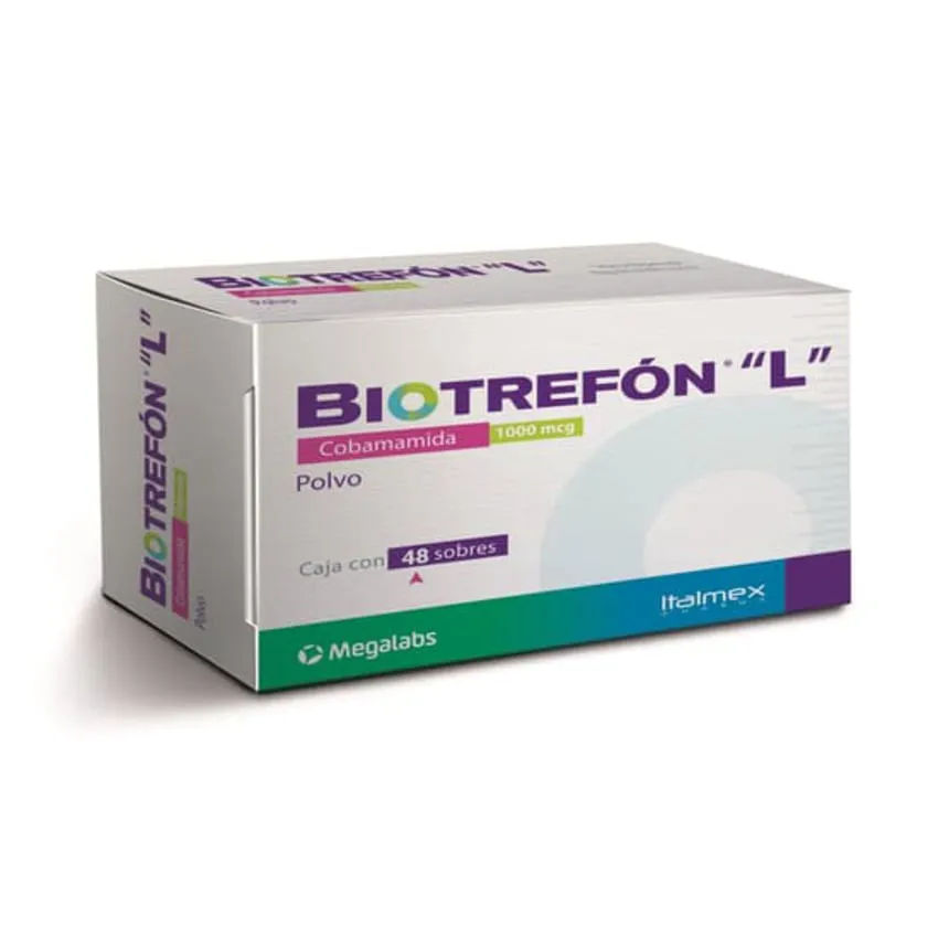 Biotrefon L Cobamamida 1000 mcg Polvo en sobres