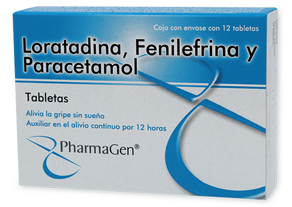 Imagen de Loratadina/Fenilefrina/Paracetamol