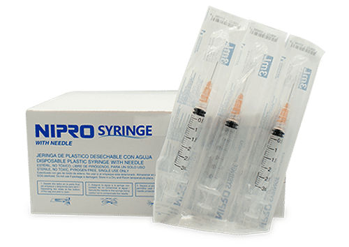 Imagen de Jeringa Tuberculina 3 ml con aguja 25 G x 16 mm - Nipro