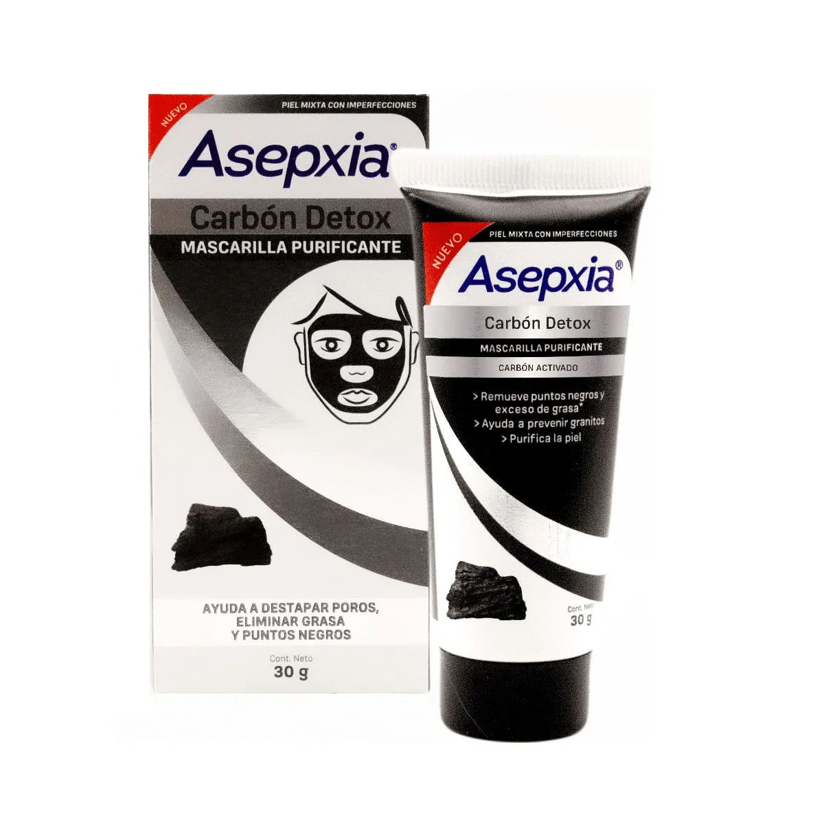Imagen de Carbón Detox Mascarilla Purificante