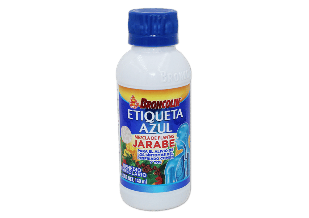 Imagen de Etiqueta Azul Jarabe