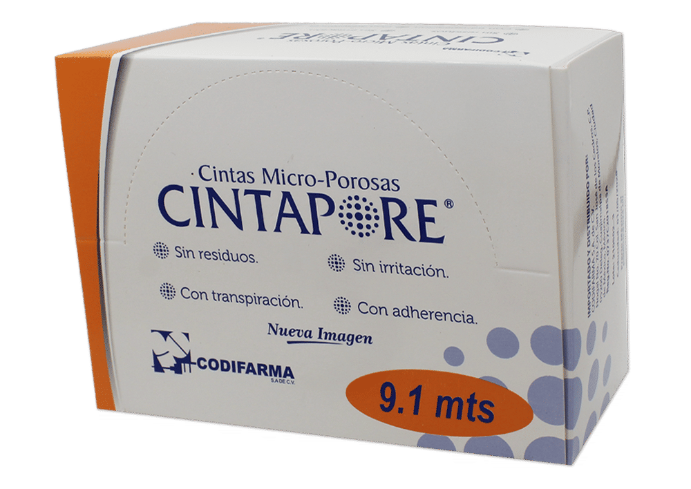 Imagen de Cintapore Piel cinta adhesiva 1/2 x 9.1 m Caja con 24 piezas