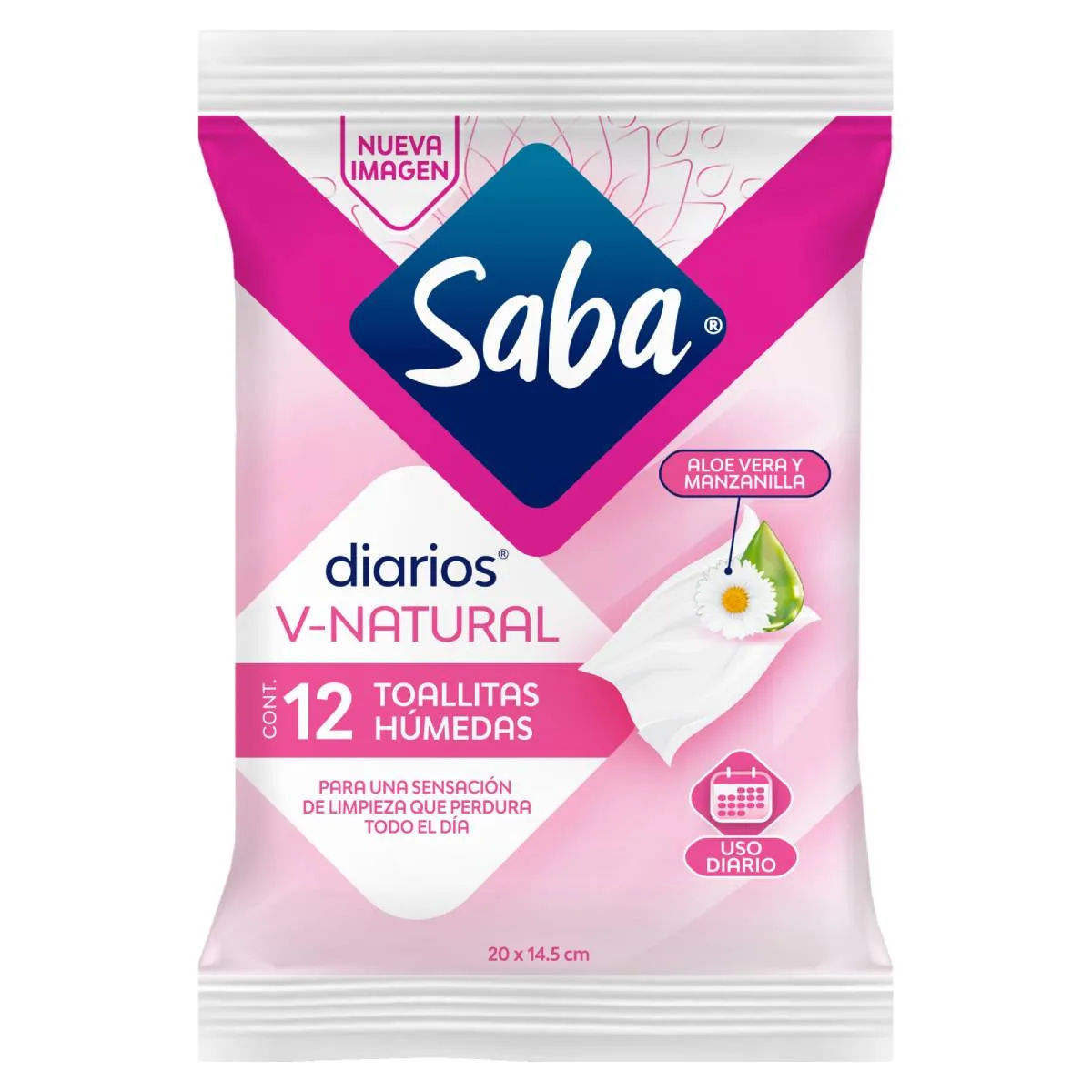 Imagen de Diarios V-Natural Toallitas Húmedas