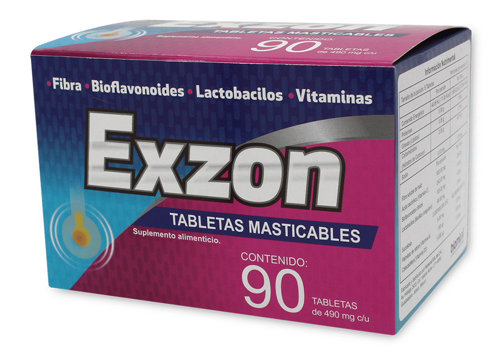 Exzon Tabletas Masticables