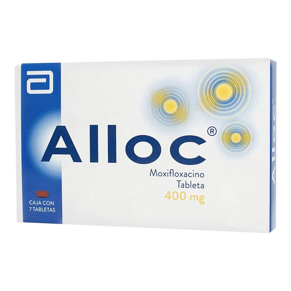 Imagen de Alloc Moxifloxacino 400 mg Tableta - Abbott