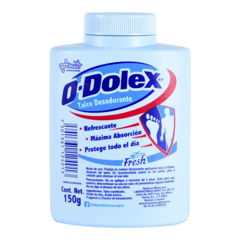 O-Dolex Talco Desodorante Fresh