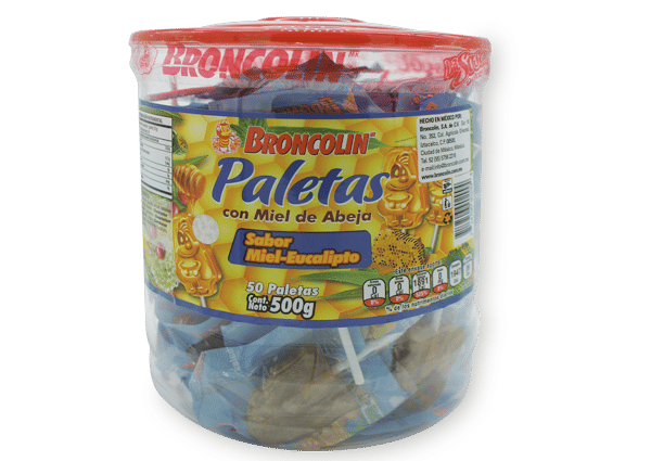 Paletas con Miel de Abeja