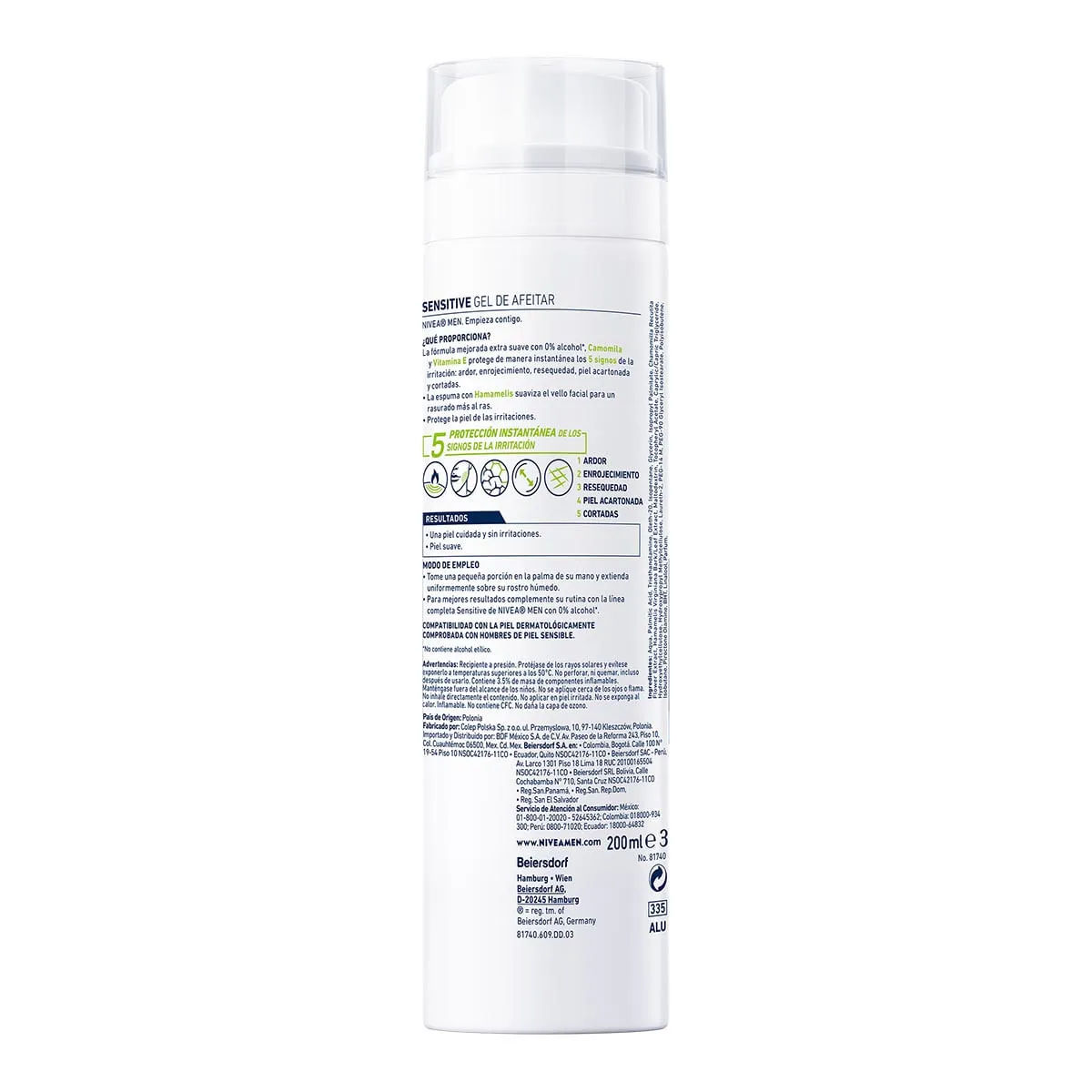 Sensitive Gel de Afeitar
