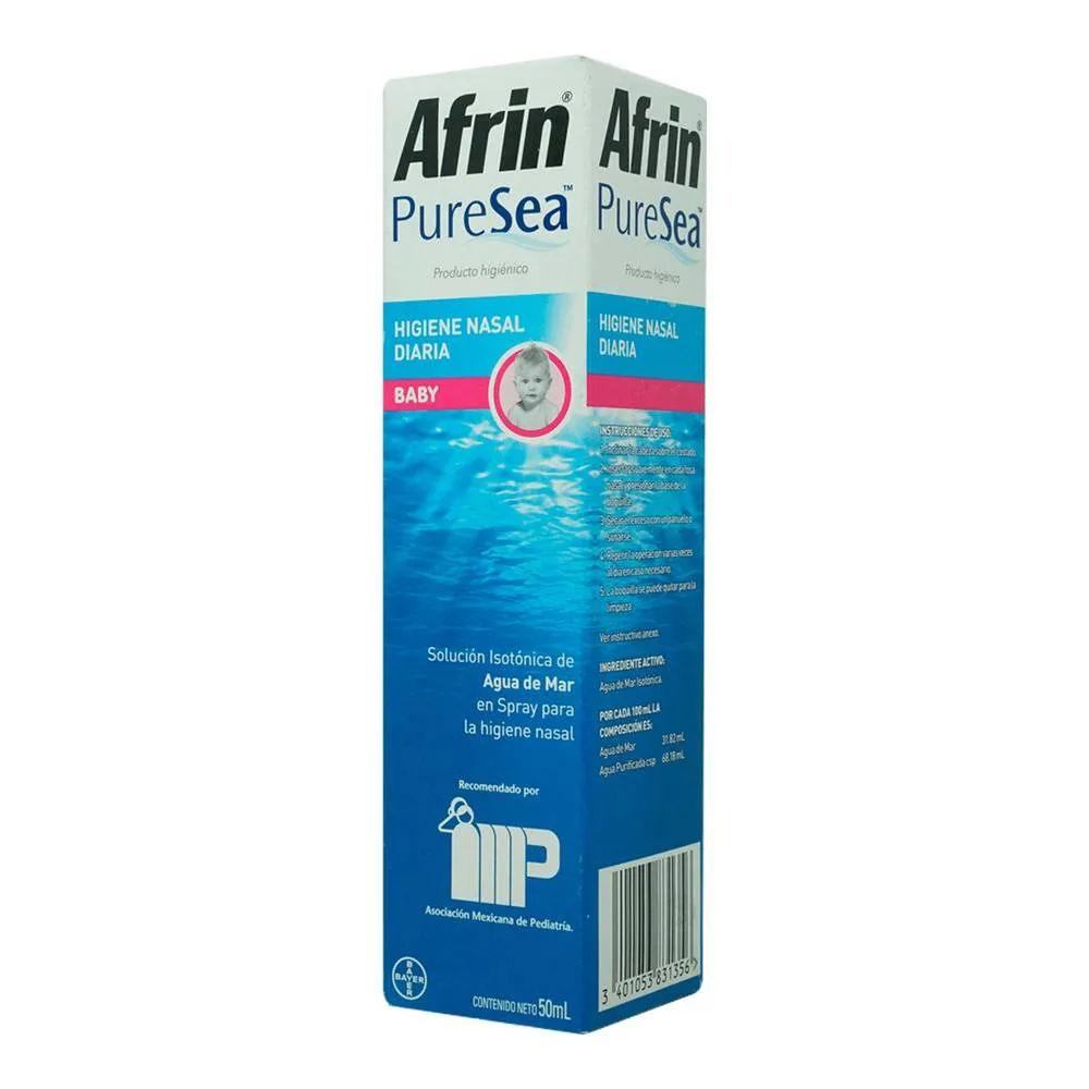 Imagen de Afrin Pure Sea Baby Agua de Mar Isotónica Spray Nasal - Bayer