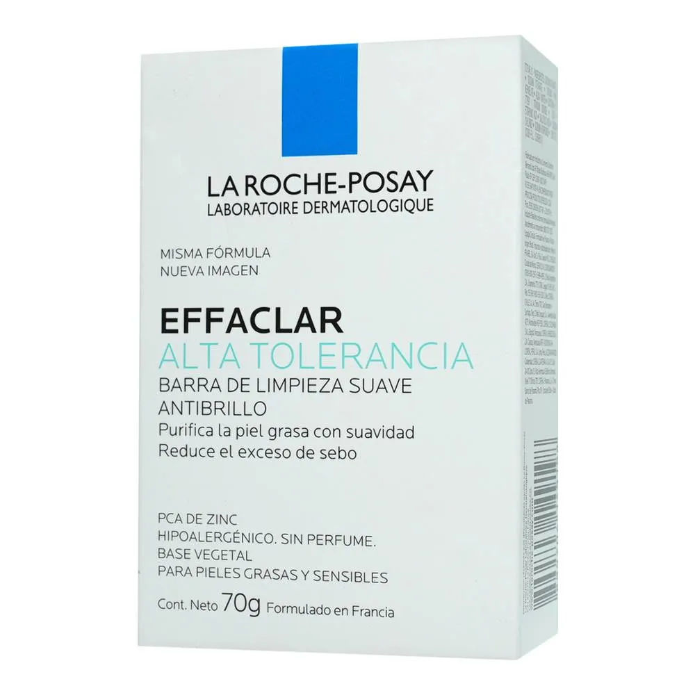 Imagen de Effaclar Alta Tolerancia Barra limpiadora 70 g - La Roche-Posay