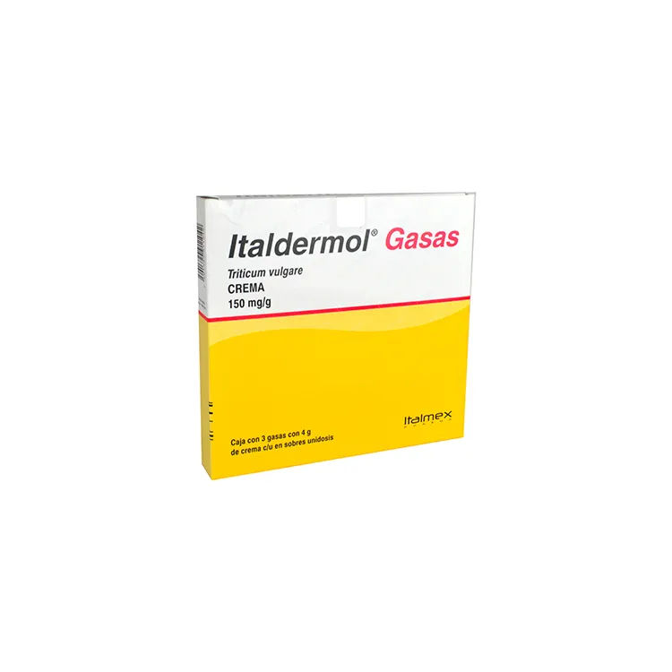 Imagen de 3 gasas de 4 g de crema cada una
