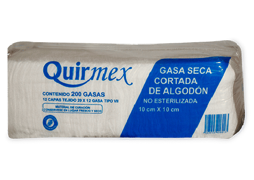 Gasa Seca Cortada