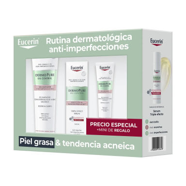 Imagen de Eucerin Rutina Dermatológica Anti-Imperfecciones Suero 150 ml y Gel Limpiador 75 ml - Eucerin