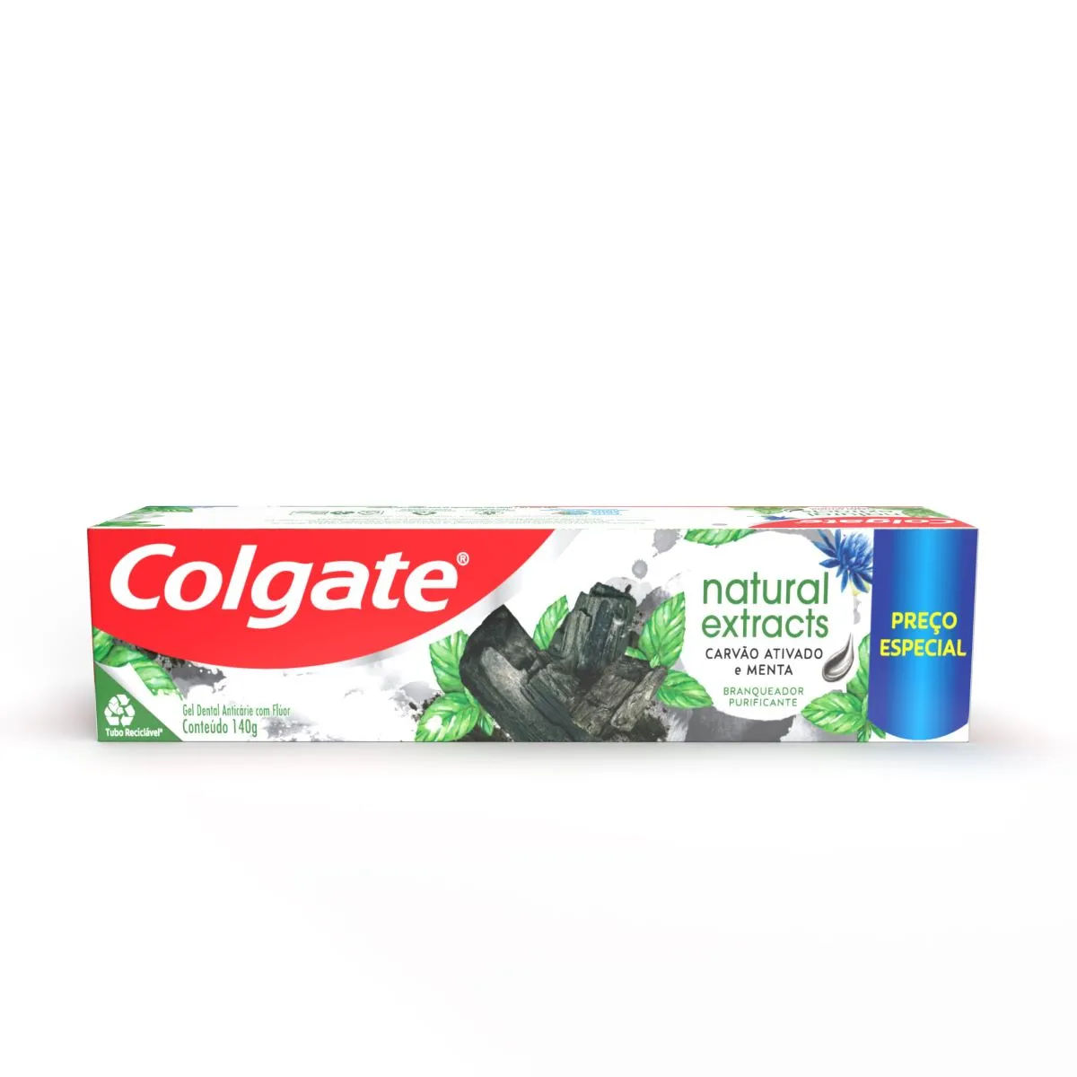 Imagen de Natural Extracts Carvão Ativado e Menta