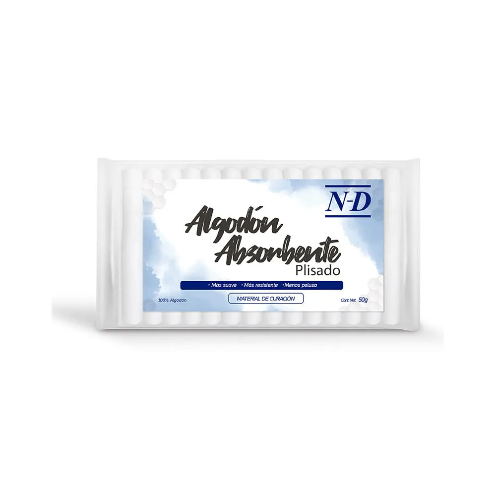 Imagen de Algodón absorbente plisado 50 g