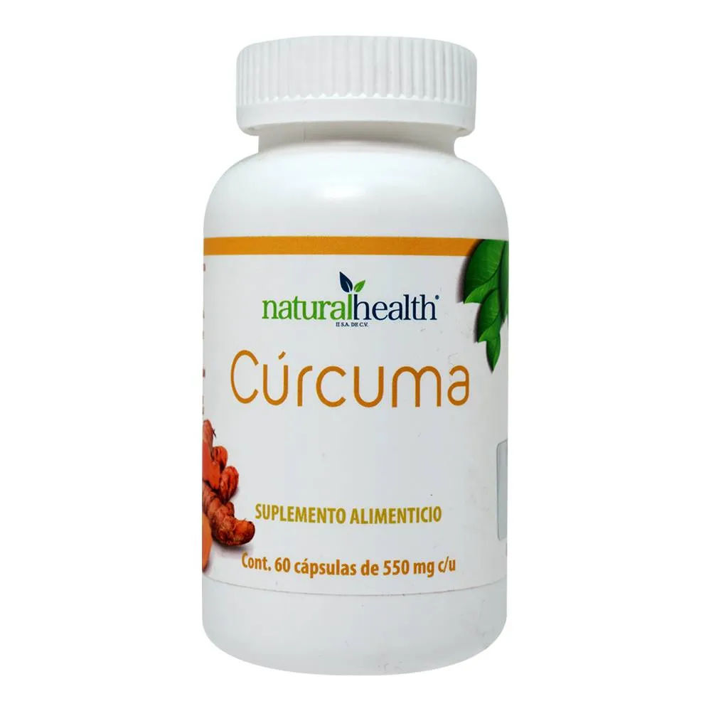 Imagen de Cúrcuma 550 mg Cápsulas - Suplemento alimenticio