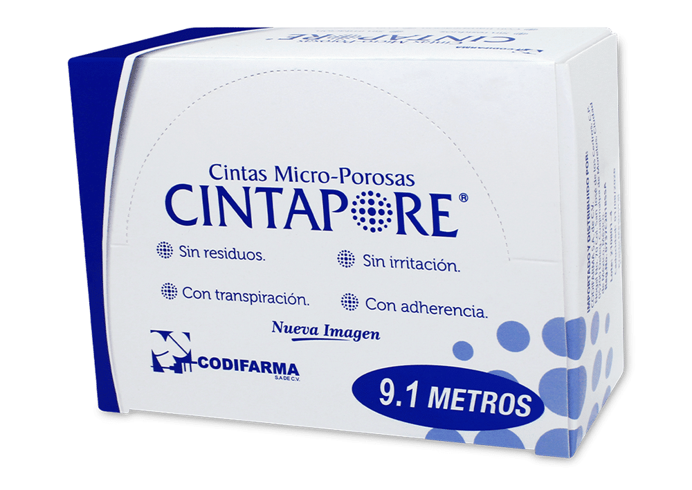 Imagen de Cintapore Cinta Microporosa 2.5 cm x 9.1 m - Caja con 12 rollos