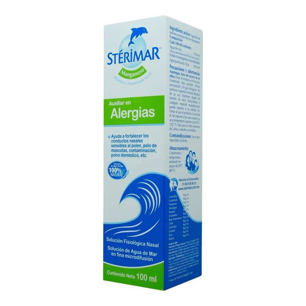 Imagen de Stérimar Manganeso 100 ml Solución Nasal - Church & Dwight