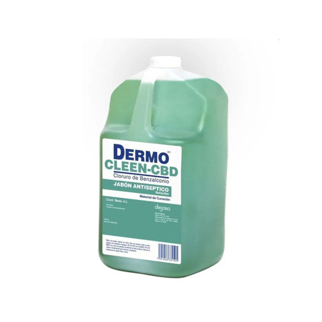 Imagen de Dermocleen Cloruro de Benzalconio 1.0% Jabón Antiséptico Líquido