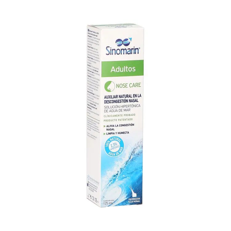 Imagen de Sinomarin Solución de Agua de Mar Hipertónica 2.3% 125 ml Spray Nasal