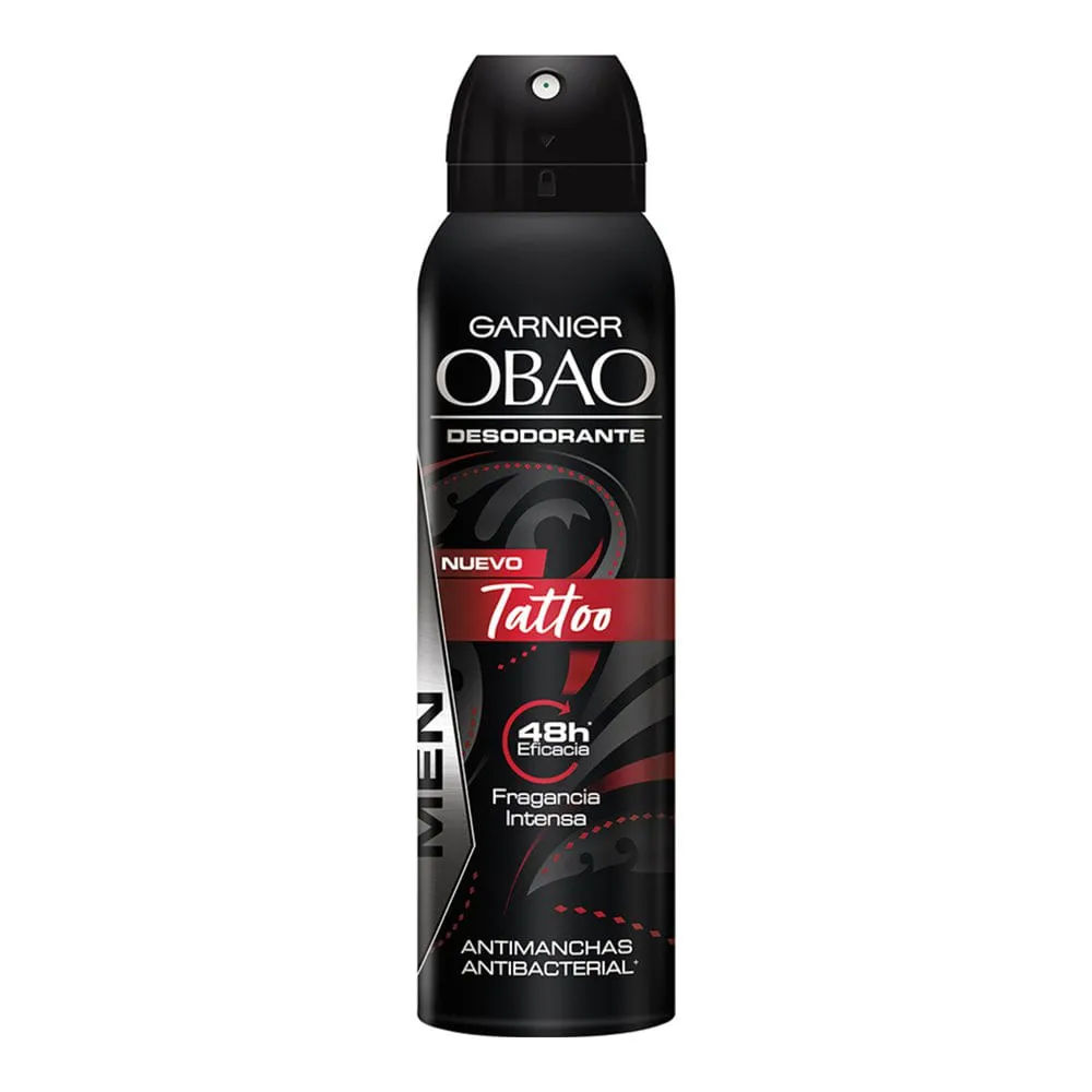 Imagen de Obao Men Tattoo desodorante antitranspirante en aerosol 150 ml