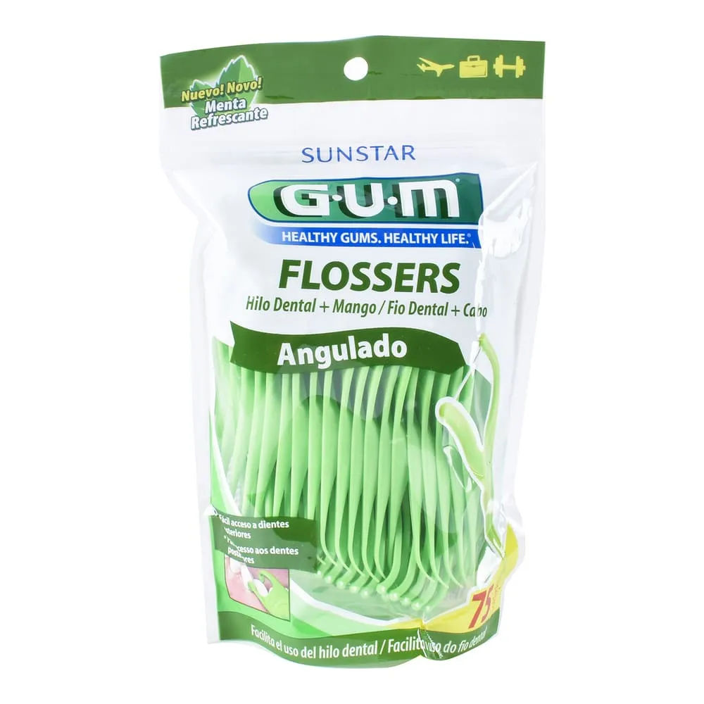 GUM Angled Flosser Picks