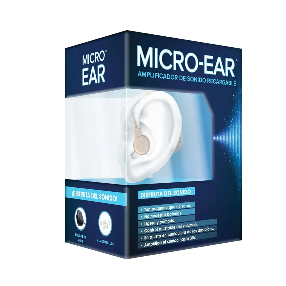 Imagen de Microear Amplificador de Sonido Recargable - Amplificador Auditivo
