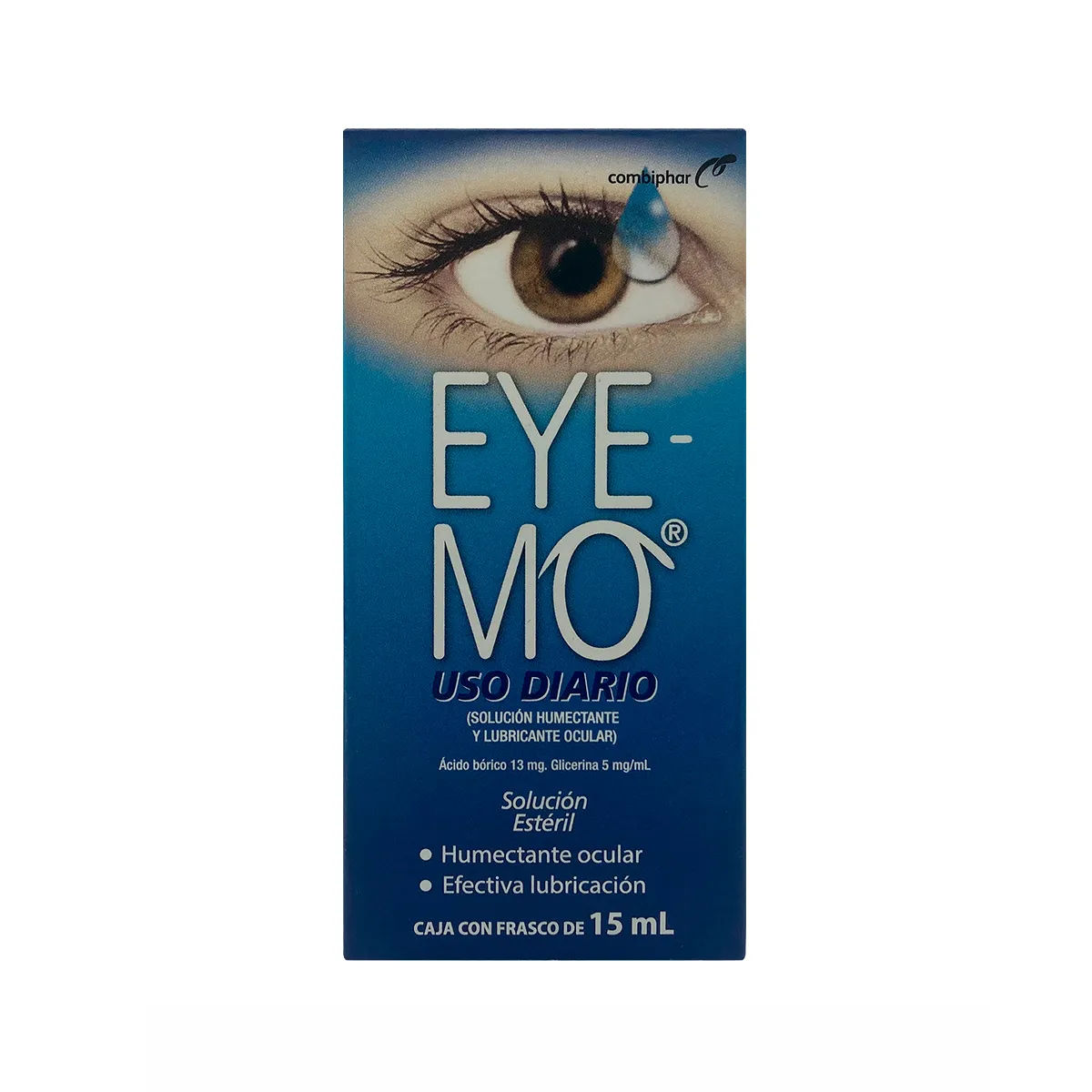 Imagen de Eye-Mo Ácido Bórico / Glicerina 13 mg/ml + 5 mg/ml Gotas Oftálmicas - Combiphar