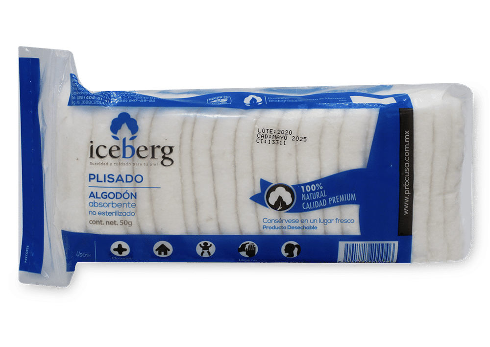 Imagen de Algodón Plisado Iceberg 50 g - Paquete