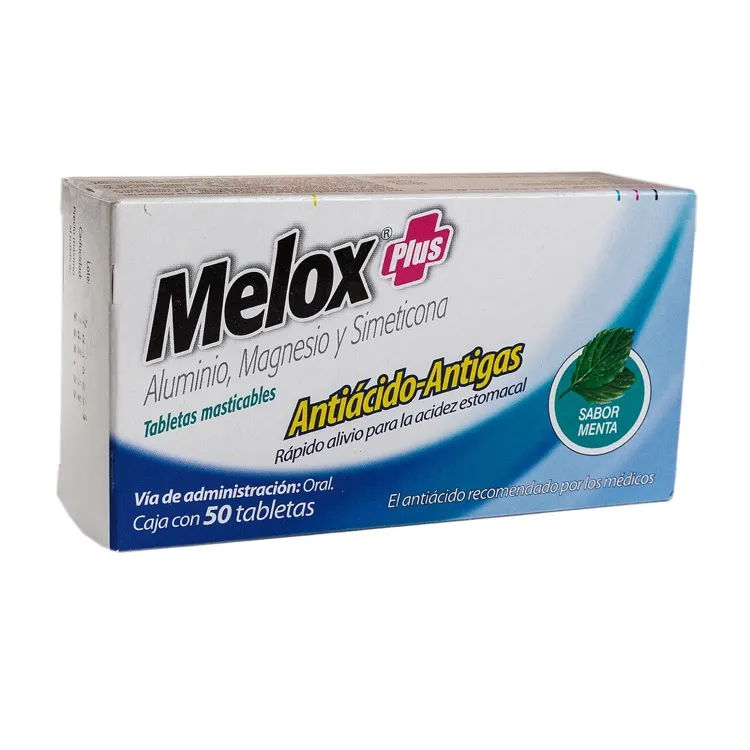 Melox Plus Menta Masticable