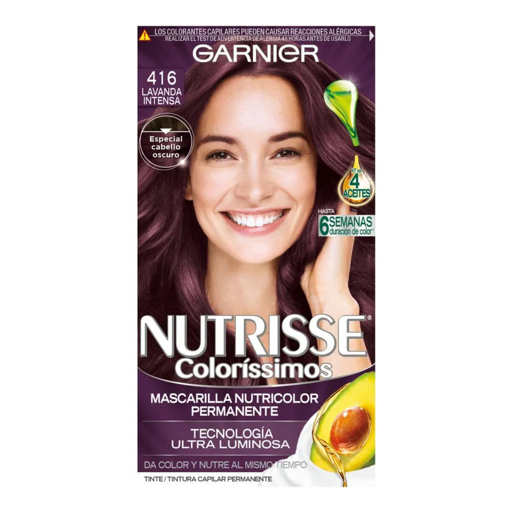 Imagen de Garnier Nutrisse Coloríssimos Tinte 416 Lavanda Intensa - Garnier