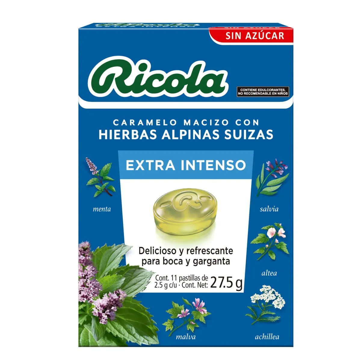 Imagen de Ricola Extra Intenso Caramelo Sin Azúcar - Ricola