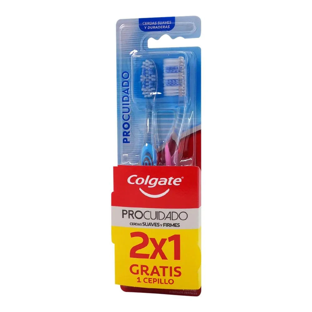Imagen de Colgate Pro Cuidado Cepillo Dental Suave 2 Unidades