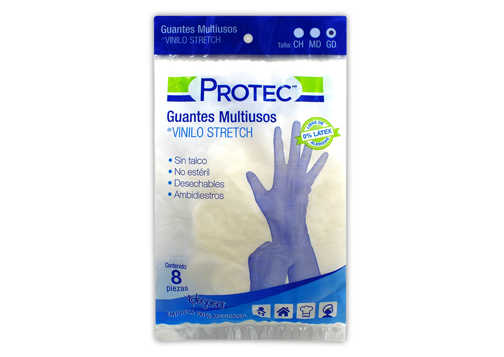 Guantes Multiusos Vinilo Stretch