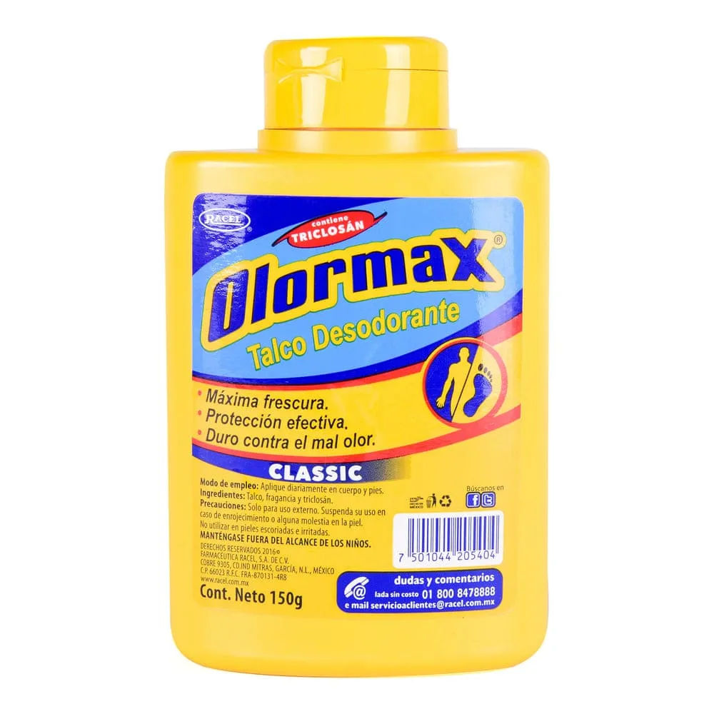 Olormax Talco Desodorante
