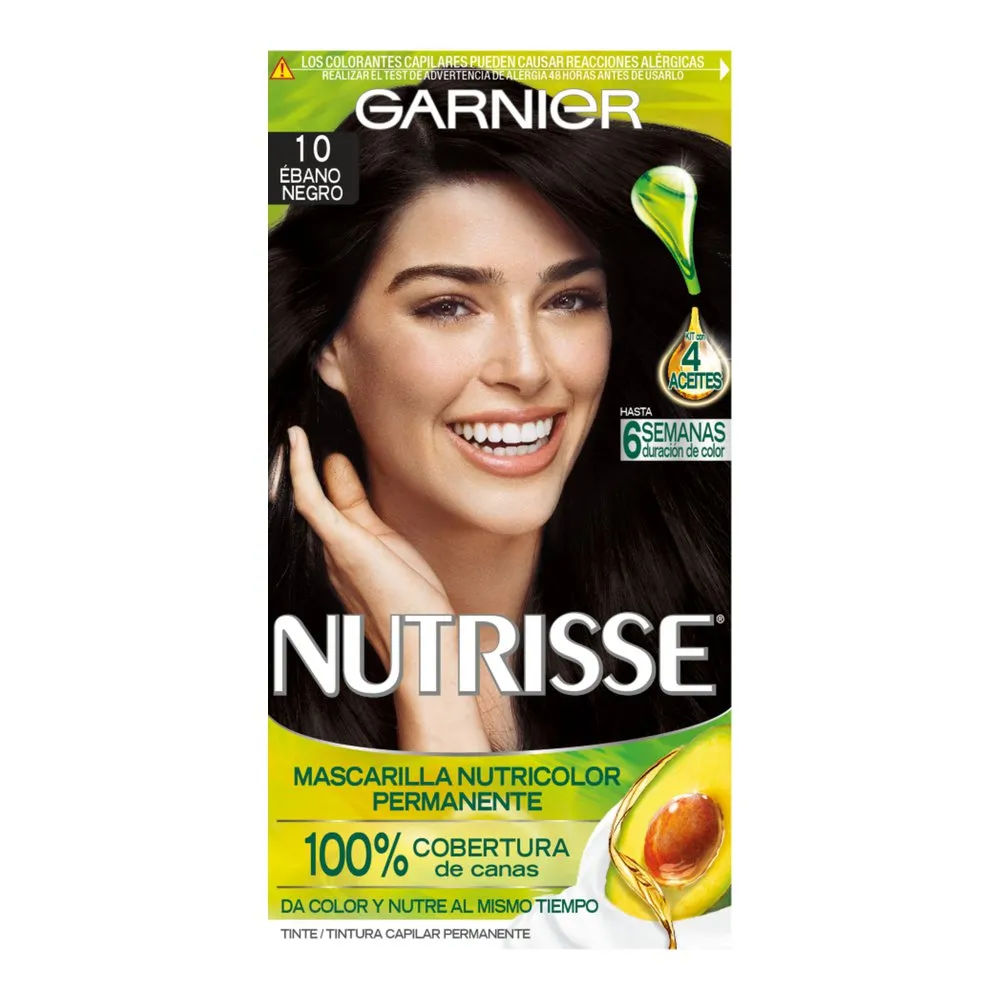 Imagen de Nutrisse Tinte 10 Ébano Negro