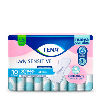 Imagen de Tena Lady Sensitive Toallas para incontinencia sin alas