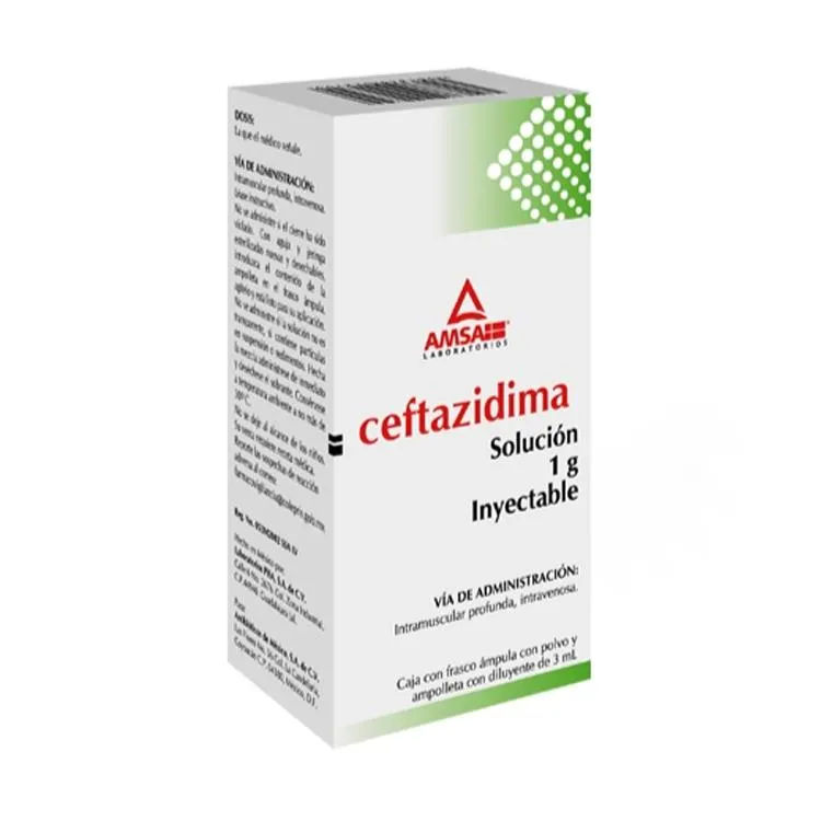 Ceftazidima Solución Inyectable