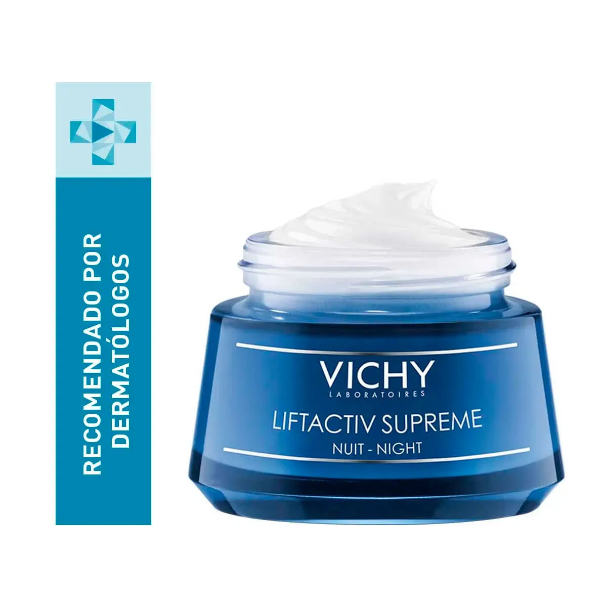 Imagen de Vichy Liftactiv Supreme Noche Ramnosa 5% y ácido hialurónico 50 ml Crema facial - Vichy