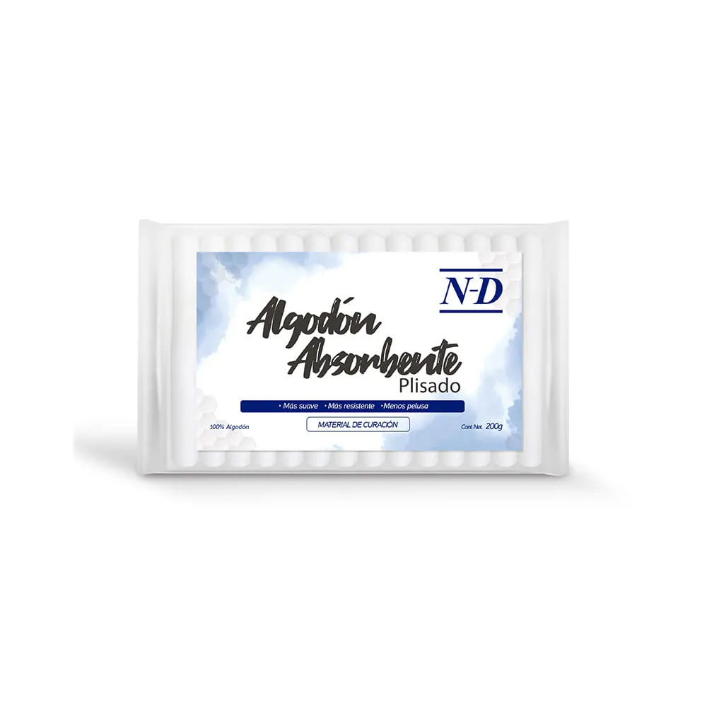 Algodón Absorbente Plisado
