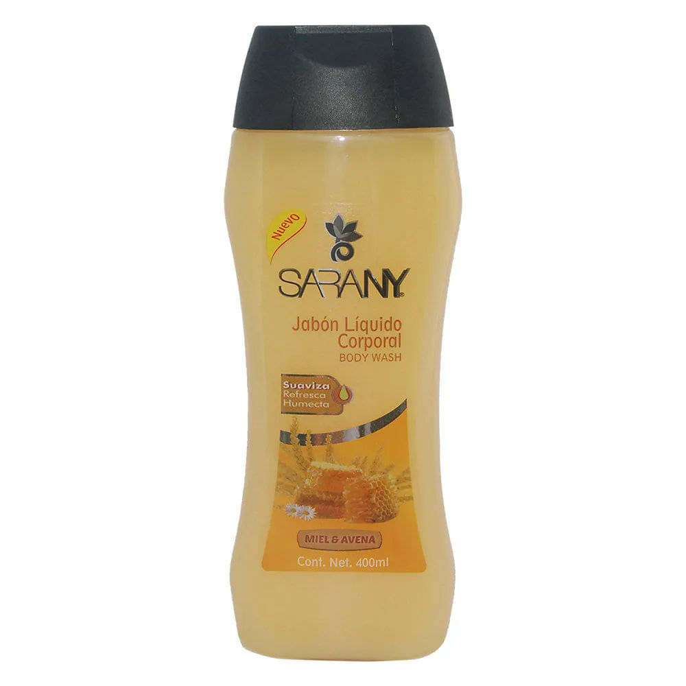 Imagen de Sara Ny Jabón Líquido Corporal Miel y Avena 400 ml