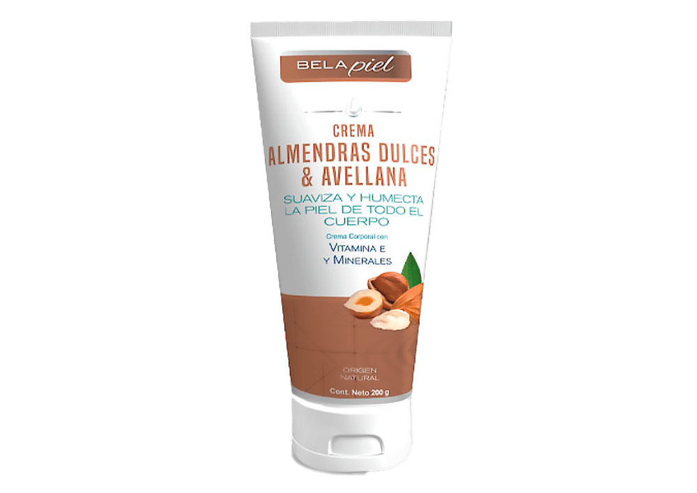 Imagen de Belapiel Crema de Almendras Dulces y Avellana 200 g Crema tópica