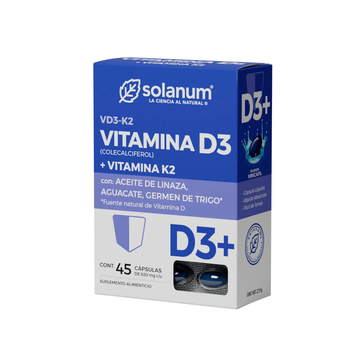 Imagen de Vitamina D3 + Vitamina K2