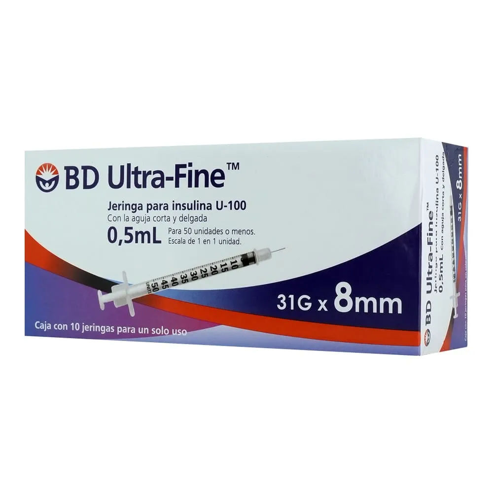 Jeringa para Insulina U-100