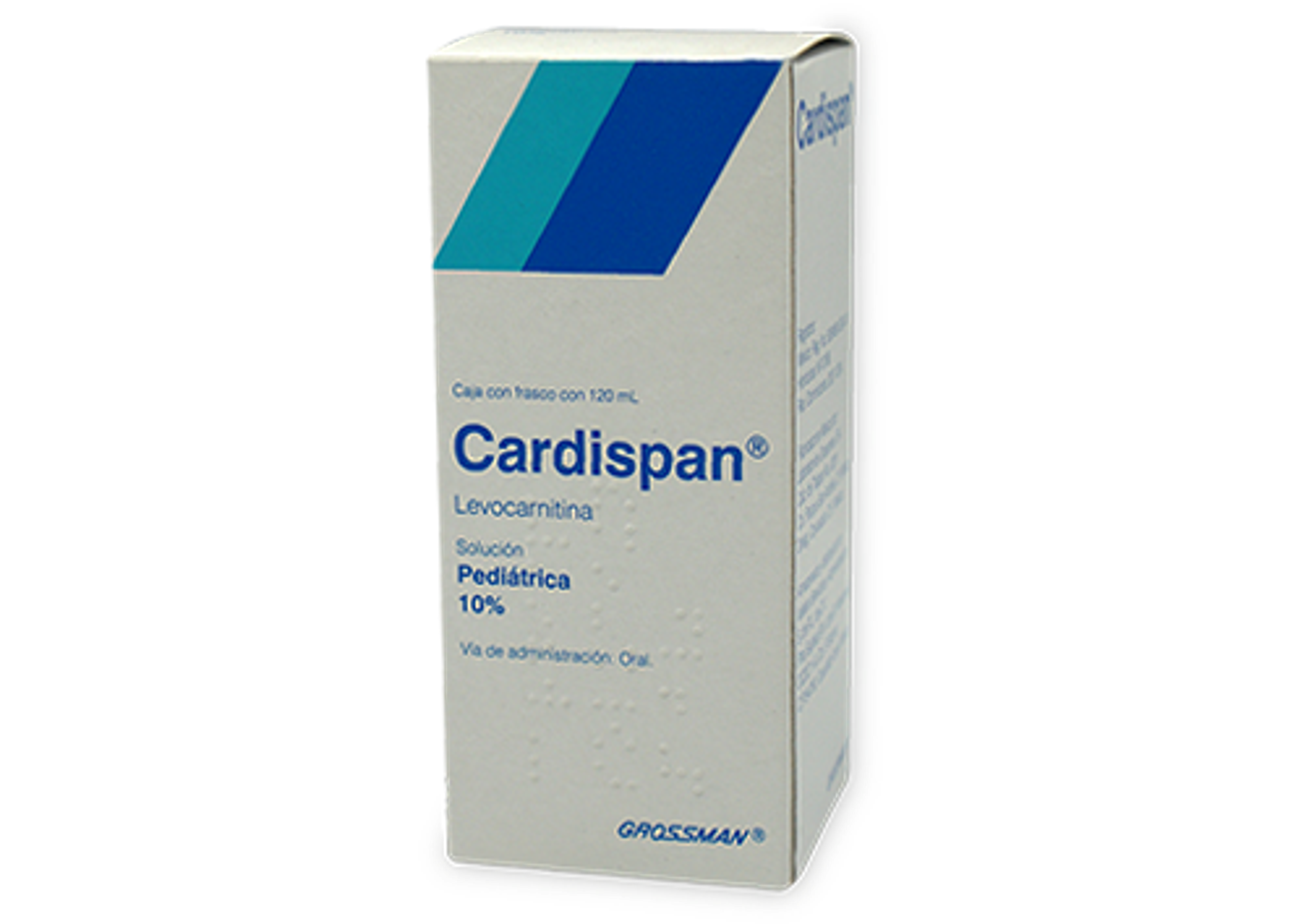 Cardispan Levocarnitina (Grossman) Solucin 500mg/5ml 120 ml (1 frasco) |  BuscaMed