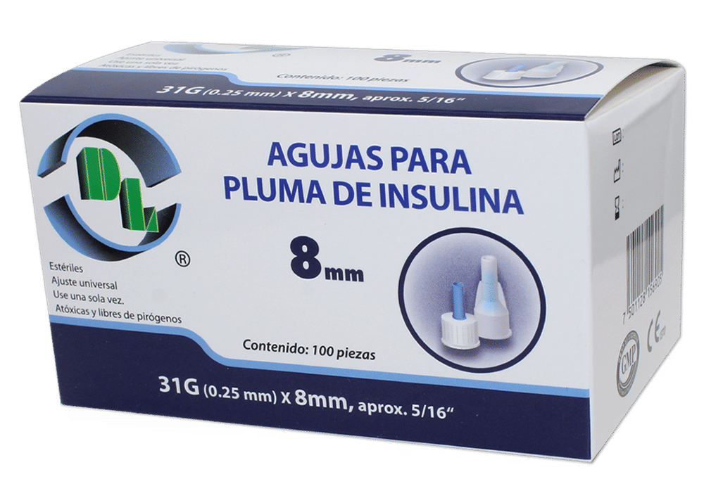 Imagen de Aguja para pluma de insulina 31G x 8 mm