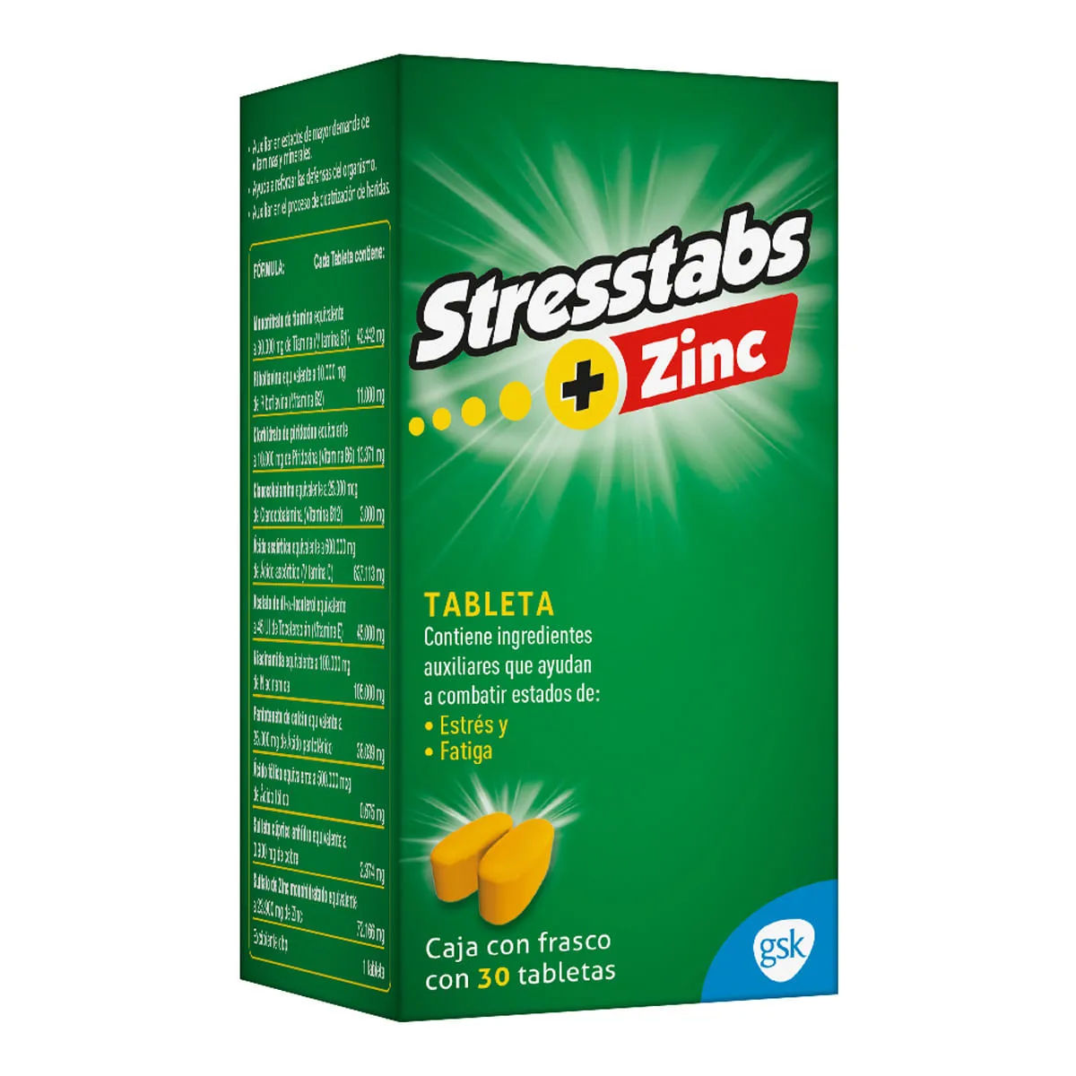 Stresstabs 600 Zinc