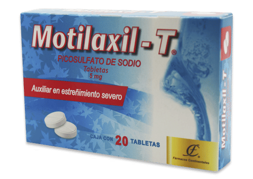 Imagen de Motilaxil-T Picosulfato Sódico 5 mg Tableta - Fármacos Continentales