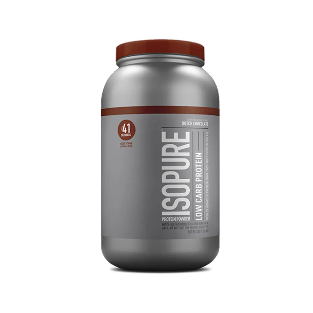 Imagen de Isopure Proteína en polvo sabor chocolate 454 g - Low Carb